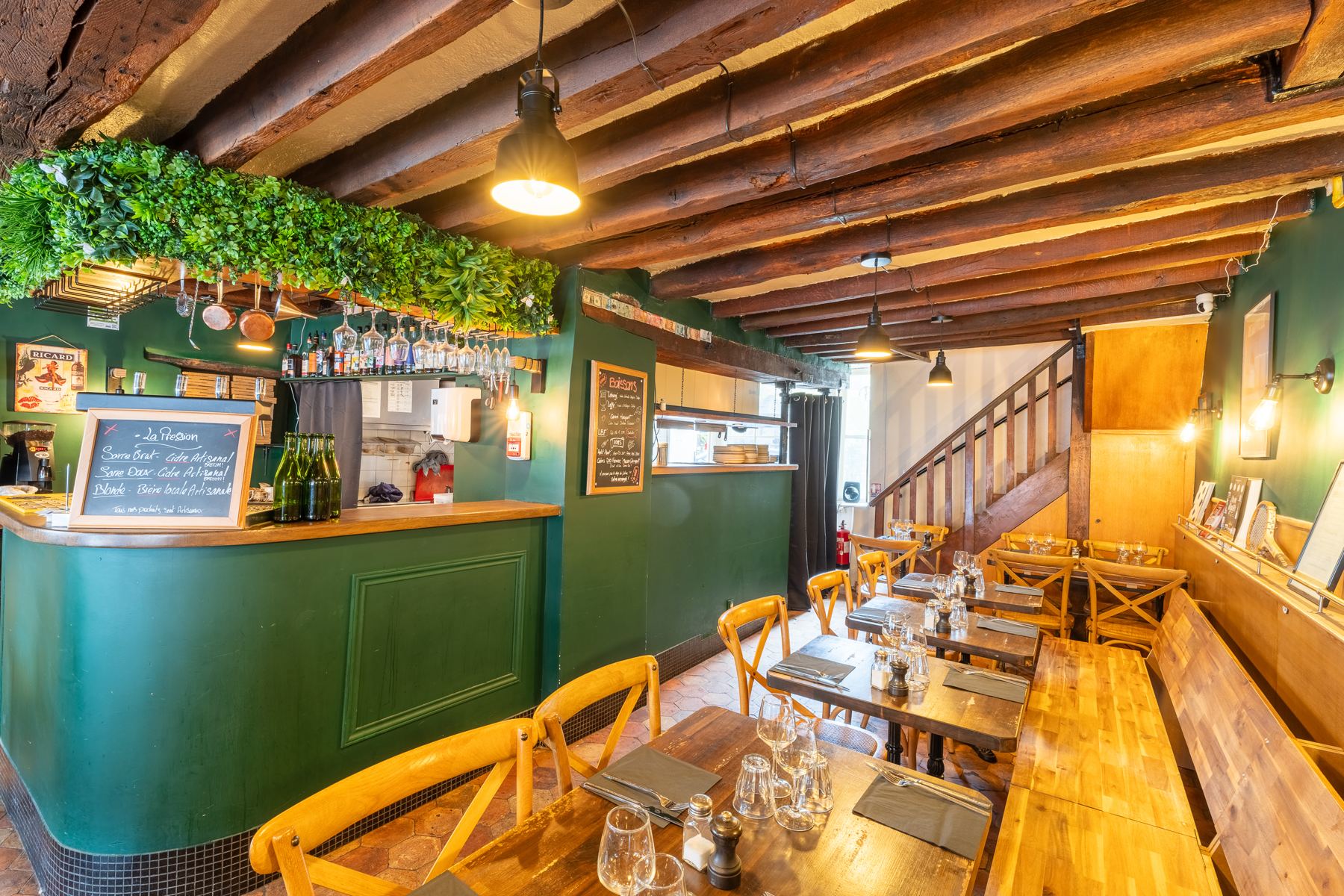 Bar du Carré aux Crêpes, cidres et bières bretonnes